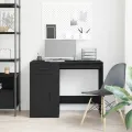 Bureau  en chêne noir 100x49x75 cm en bois d'ingénierie