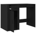 Bureau  en chêne noir 100x49x75 cm en bois d'ingénierie