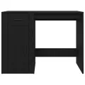 Bureau  en chêne noir 100x49x75 cm en bois d'ingénierie