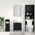 Meuble Sous-Evier  Chêne Noir 58x33x60 cm Bois d'Ingénierie
