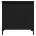 Meuble Sous-Evier  Chêne Noir 58x33x60 cm Bois d'Ingénierie