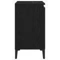 Meuble Sous-Evier  Chêne Noir 58x33x60 cm Bois d'Ingénierie