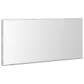 Meuble de salle de bain avec miroir et lumière LED Gris Sonoma 80x37 cm