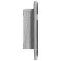 Meuble de salle de bain avec miroir et lumière LED Gris Sonoma 80x37 cm