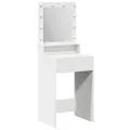 Table de maquillage  avec lumières LED blanches 50x41x135 cm