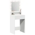 Table de maquillage  avec lumières LED blanches 50x41x135 cm