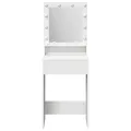 Table de maquillage  avec lumières LED blanches 50x41x135 cm
