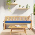 Coussins de palette pour banc 2 pcs Bleu royal 180x40x8 cm Tissu Oxford