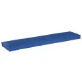 Coussins de palette pour banc 2 pcs Bleu royal 180x40x8 cm Tissu Oxford