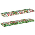 Coussins de Palette pour Banc 2 pcs Jungle Tropical 180x40x8 cm Tissu Oxford