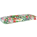 Coussins de Palette pour Banc 2 pcs Tropical Jungle 100x40x8 cm Tissu Oxford