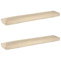 Coussins de Palette pour Banc 2 pcs Beige 200x40x8 cm Tissu Oxford