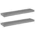 Coussins de Palette pour Banc 2 pcs Gris 180x40x8 cm Tissu Oxford