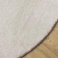 Tapis d'aire Sable 100x200 cm Polyester Antidérapant