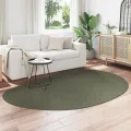 Tapis "HUARTE" à poils courts, doux et lavable, vert forêt 160x230 cm
