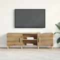 Meuble TV en Chêne Artisan - 150x30x50 cm - Fabriqué en Bois Aggloméré
