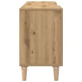 Meuble TV en Chêne Artisan - 150x30x50 cm - Fabriqué en Bois Aggloméré