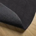 Tapis "HUARTE" à poils courts, doux et lavable noir 140x200 cm