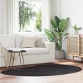 Tapis Noir 140x200 cm Antidérapant