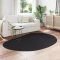 Tapis Noir 140x200 cm Antidérapant