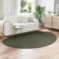 Tapis "HUARTE" à poils courts et lavable Vert forêt 160x230 cm
