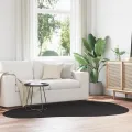Tapis 'HUARTE'doux, lavable et à poils courts, noir 160x230 cm