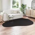 Tapis 'HUARTE'doux, lavable et à poils courts, noir 160x230 cm