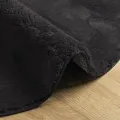 Tapis 'HUARTE'doux, lavable et à poils courts, noir 160x230 cm