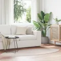 Tapis  "HUARTE" Sable 100x200 cm Ovale