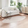 Tapis  "HUARTE" Sable 100x200 cm Ovale