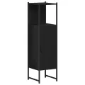 Ensemble de meubles de salle de bain 3 pièces en chêne noir et bois de contrainte