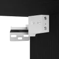 Ensemble de meubles de salle de bain 3 pièces en chêne noir et bois de contrainte