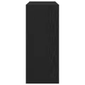 Bibliothèque / Cloison  Noir Chêne 100x30x72 cm Bois d'ingénierie