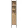 Ensemble meuble de salle de bain en chêne artisan, fait en bois d'ingénierie