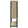 Meuble de salle de bain miroir  Chêne Sonoma 60x16x60 cm en bois d'ingénierie