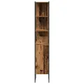 Ensemble de meubles de salle de bain 4 pièces en bois ancien, bois d'ingénierie