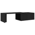 Table basse  en chêne noir 150x50x35 cm en bois composite