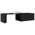 Table basse  en chêne noir 150x50x35 cm en bois composite