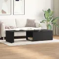 Table basse  en chêne noir 150x50x35 cm en bois composite