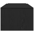 Table basse  en chêne noir 150x50x35 cm en bois composite