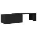 Table basse  en chêne noir 150x50x35 cm en bois composite