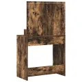 Table de coiffeuse  Chêne fumé Bois d'ingénierie 75.5 x 41 x 135 cm