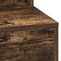 Table de coiffeuse  Chêne fumé Bois d'ingénierie 75.5 x 41 x 135 cm