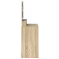 Coiffeuse  avec lumières LED en Chêne Sonoma 79x41x135 cm