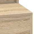 Coiffeuse  avec lumières LED en Chêne Sonoma 79x41x135 cm