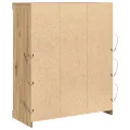 Buffet avec lumières LED Chêne Artisan 41x37x100 cm