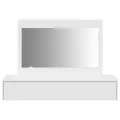 Table de maquillage murale blanche 100x40x70 cm