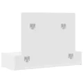 Table de maquillage murale blanche 100x40x70 cm