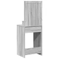 Table de maquillage  avec lumière LED Gris Sonoma 50x41x135 cm