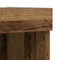 Étagère flottante  2 pcs Vieux bois 40x28.5x40 cm Bois d'ingénierie